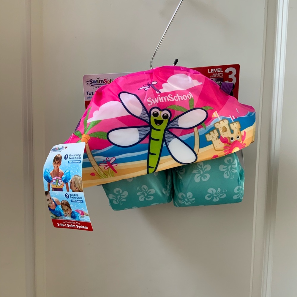 SwimSchool Tot Swimmer 2-in-1 Swim System NWT